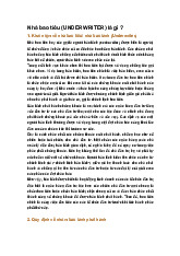 Nhà bao tiêu (UNDERWRITER) là gì ?