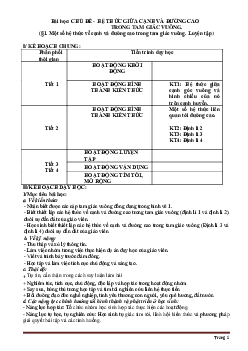 Giáo án hình học 9 học kỳ I theo phương pháp mới bộ 2