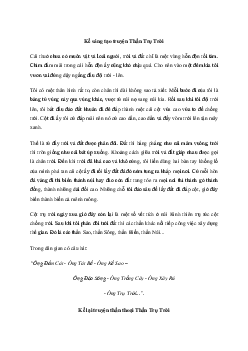 Văn mẫu lớp 10: Kể lại truyện Thần Trụ Trời (2 Mẫu) | Cánh diều