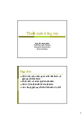 Giáo trình Thuật toán nâng cao| Giáo trình môn Cấu trúc dữ liệu và thuật toán| Trường Đại học Bách Khoa Hà Nội