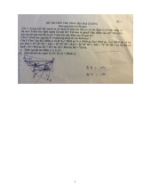 Đề thi hết môn học kì 1 Trắc địa đại cương năm học 2025-2026  - trường đại học Khoa học tự nhiên – Đại học quốc gia hà nội.