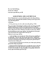 So sánh 2 bản cương lĩnh - Lịch sử Đảng Cộng Sản Việt Nam| Đại học Kinh Tế Quốc Dân