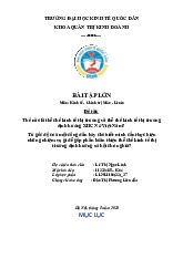 Tiểu luận Kinh tế Chính trị Mác - Lênin - Kinh tế Chính trị Mác-Lê Nin (KTCT01) | Đại học kinh tế quốc dân NEU