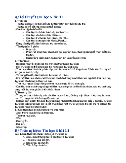 Lý thuyết và bài tập Tin học 6 bài 11: Tổ chức thông tin trong máy tính | Chân trời sáng tạo