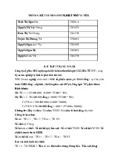 Bài tập chương 4 nhóm kế toán doanh nghiệp nhỏ và vừa Môn Kế toán hành chính sự nghiệp | Trường Đại học Công nghiệp Thành phố Hồ Chí Minh