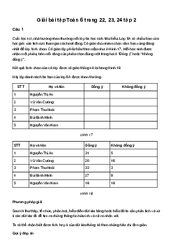 Giải Toán 6 Bài tập cuối chương IV Cánh diều