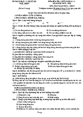 Đề kiểm tra giữa học kỳ 1 năm học 2025 – 2026 môn Khoa học tự nhiên lớp 8