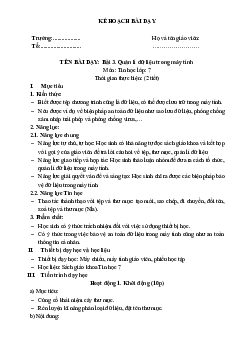 Giáo án Tin học 7 sách Kết nối tri thức với cuộc sống Bài 3: Quản Lý Dữ Liệu