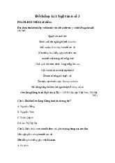 TOP 2 đề thi học kỳ 1 môn Ngữ Văn lớp 6 năm học 2024 - 2025 - Đề số 3,4 | Bộ sách Kết nối tri thức