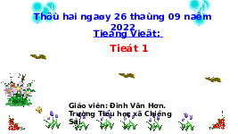 Giáo án điện tử Tiếng việt 1 bài 16 Cánh diều: Học vần: M,m, N, n