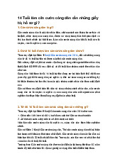 14 Tuổi làm căn cước công dân cần những giấy tờ, hồ sơ gì?