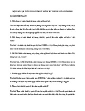 Đề cương ôn tập cuối kỳ môn Tư tưởng Hồ Chí Minh–Trường Đại học bách khoa – đại học Đà Nẵng