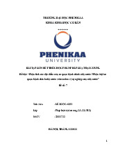 Phân tích các đặc điểm của cơ quan hành chính nhà nước ? Phân biệt cơ quan hành chính nhà nước với các đơn vị sự nghiệp của nhà nước | Bài tập lớn môn Pháp luật đại cương | Trường Đại học Phenikaa