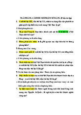 Ôn tập LSĐ/ Trường đại học Nguyễn Tất Thành