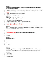 Tổng hợp 40 câu hỏi ôn tập excel | Đại học Kinh tế Kỹ thuật Công nghiệp