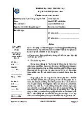 Bài thi học phần: Lịch sử Đảng Cộng Sản Việt Nam - Mã số đề thi: 13 | Trường Đại học Thương Mại