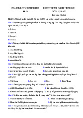Đề thi thử tốt nghiệp THPT 2025 môn Lịch sử bám sát đề minh họa - Đề 33