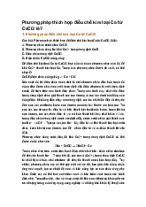 Phương pháp thích hợp điều chế kim loại Ca từ CaCl2 là?