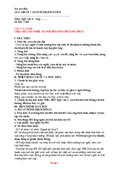 Giáo án dạy thêm Văn 6 Chân trời sáng tạo