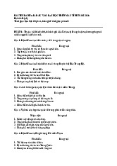 Bài thi đánh giá đầu vào Đại học trên máy tính năm 2025 môn Địa lí (Đề 5)