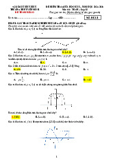 Đề tham khảo giữa kỳ 1 Toán 12 năm 2024 – 2025 trường THPT Yên Mô B – Ninh Bình