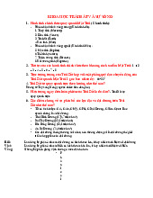 Đề cương ôn tập cuối kì Khoa học trái đất và sự sống | Đề cương khoa học trái đất vá sự sống | Trường Đại học khoa học Tự nhiên