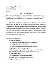 Bài tập chương 7 - quản trị học |Học viện Phụ nữ Việt Nam