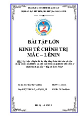 Lý luận về tuần hoàn, chu chuyển của tư bản và vận dụng nhằm phát triển kinh tế một doanh nghiệp tư nhân lớn ở Việt Nam hiện này – Tập đoàn MASAN | Bài tập lớn môn triết học mác - lênin