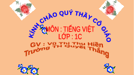 Giáo án điện tử Tiếng việt 1 bài 32 Chân trời sáng tạo: Học vần: ăn, ăt