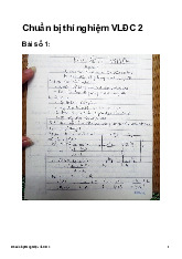 Chuẩn bị thí nghiệm VLĐC 2: Tóm tắt nội dung và phương pháp