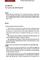 Đề cương ôn tập quản lý nhà nước về kinh tế | Quản lý kinh tế | Đại học Kinh tế - Đại học Đà Nẵng