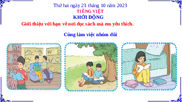 Giáo án điện tử Tiếng Việt 3 Tập 1 Bài 15 Kết nối tri thức: Thư viện - Đọc