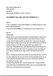 Bài kiểm tra giữa kỳ môn Luật Hình Sự | Trường Đại học Luật, Đại học Quốc gia Hà Nội