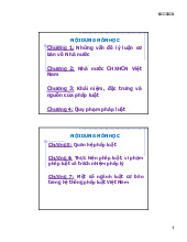 CHƯƠNG 1. NHỮNG VẤN ĐỀ LÝ LUẬN CƠ BẢN VỀ NHÀ NƯỚC | Bài giảng Pháp Luật Đại Cương