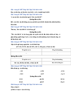 Giải VBT môn Tiếng việt 2 - Bài 18: Thư viện biết đi | Kết nối tri thức