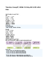 Toán lớp 4 trang 67, 68 Bài 19: Giây, thế kỉ Kết nối tri thức - Toán 4