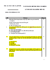 Ngân hàng đề thi trắc nghiệm - Tài chính tiền tệ | Học viện Chính sách và Phát triển