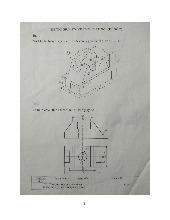 Đề thi Hình hoạ kĩ thuật và CAD đề số 2 kỳ 1 năm học 2021-2022 | Trường Đại học Công nghệ, Đại học Quốc gia Hà Nội