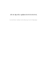 Đề cương môn Kinh tế chính trị Mac Lênin  - trường đại học kinh tế Quốc dân.