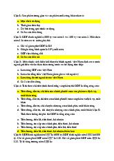 TOP câu hỏi trắc nghiệm - Tài liệu ôn thi cuối kì | Môn Kinh tế vĩ mô 2 - Học viện Chính sách và Phát triển