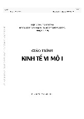 Giáo trình môn Kinh tế vi mô 1 | Học viện Tài chính