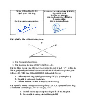 Đề thi và đáp án môn Lý thuyết thông tin| Môn Lý thuyết thông tin| Trường Đại học Bách Khoa Hà Nội