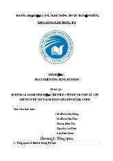 Sử dụng giao diện đồ họa Tkinter và thư viện sử lý ảnh Opencv2 để viết giao diện gui sinh mã qr code