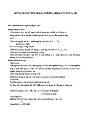 Lý thuyết chương 2: Mục tiêu và công cụ chính sách điều tiết kinh tế vĩ mô