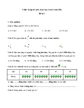 Phiếu bài tập hè môn Toán lớp 4 lên lớp 5 Cánh Diều - số 1