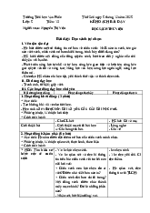 Kế hoạch bài dạy Đọc sách thư viện  Bài dạy: đọc sách tự chọn | Giáo án Lớp 5