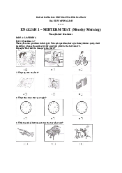 Đề thi Midterm mẫu - English A2| Đại học Sư Phạm Hà Nội