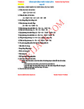 Tổng Hợp Công Thức Toán Lớp 8 - Đại Số & Hình Học