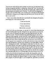 Cảm nhận về khổ 4 5 bài thơ Mùa Xuân Nho Nhỏ - Ngữ Văn 9