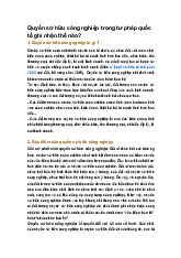 Quyền sở hữu công nghiệp trong tư pháp quốc tế ghi nhận thế nào?